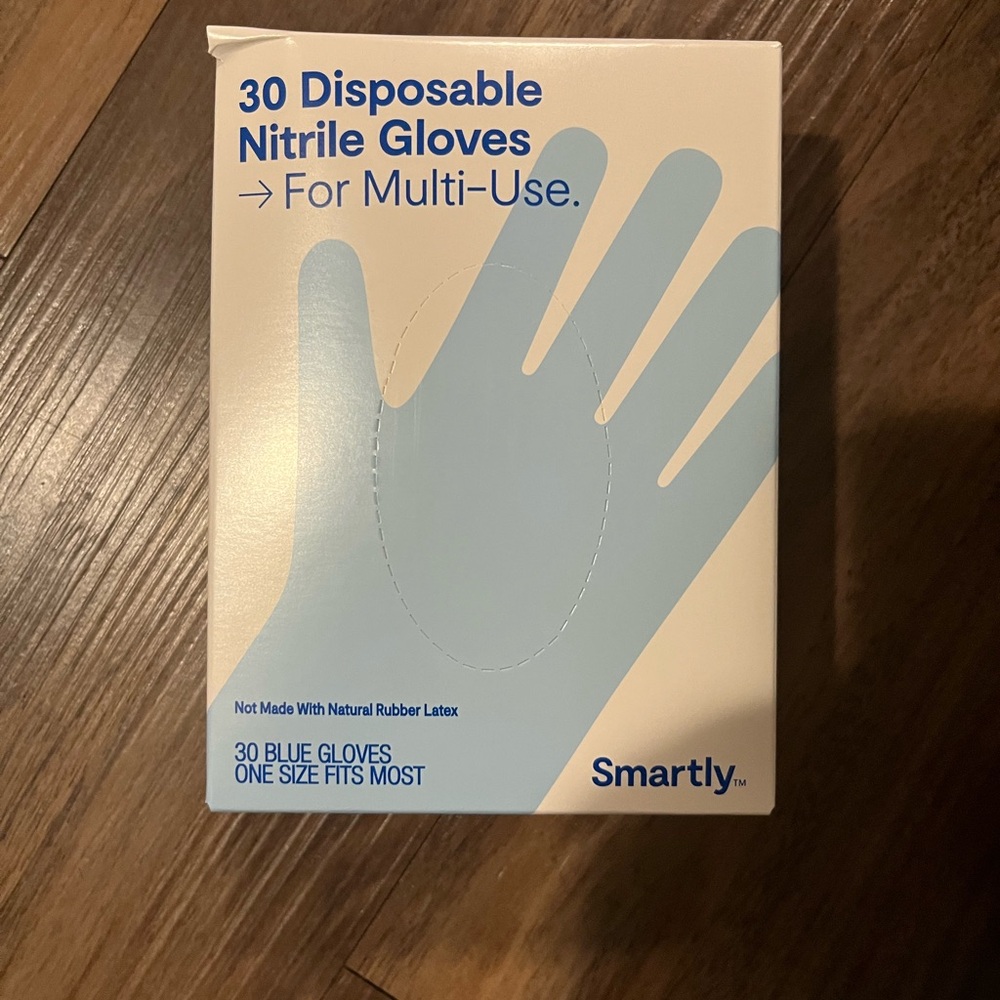 Smartly Disposable Nitrile Gloves - Blue